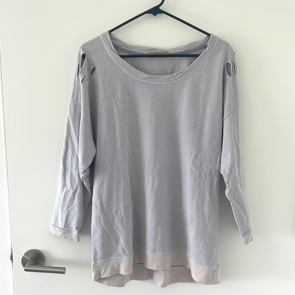 Garbe Luxe Weathered Pullover Crewneck/ Sweatshirt